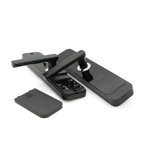 Розумний замок YOSO YO-Z72 на батарейках 4хАА, Відбиток пальця / код / карта / ключ / додаток (врізна частина 7255) Матеріал алюміній, АРР-TTlock / TT