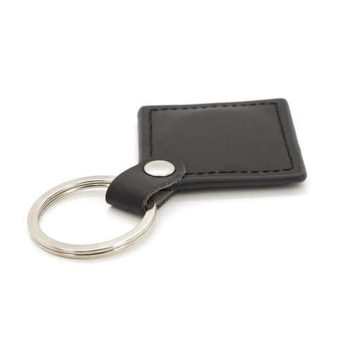 Безконтактний брелок ID Em-Marine 125 КГц (TK4100) у шкіряному чохлі, колір чорний