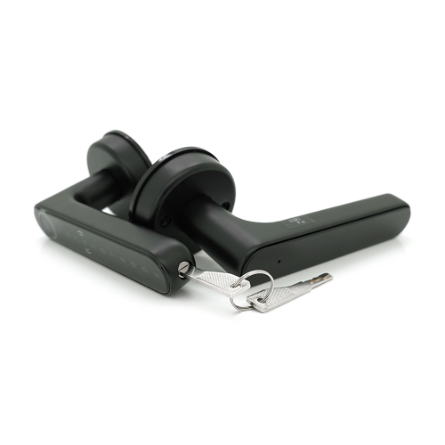 Розумний замок YOSO YO-С6 на батарейках 4хААА, Відбиток пальця / код / карта / ключ / додаток (врізна частина 60 / 70) Цинковий сплав, АРР-АРР-TTlock