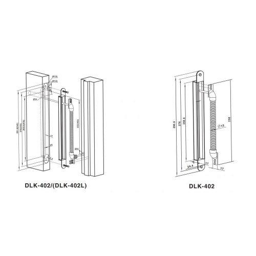 Дверний перехід Yli electronic DLK-402