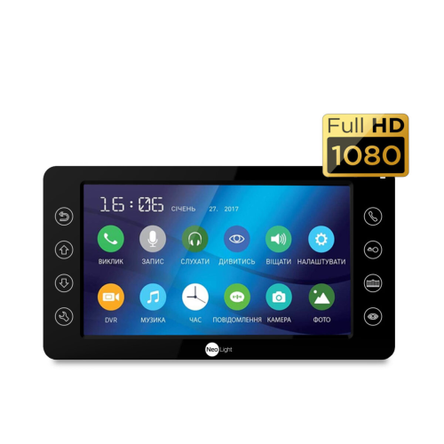 Відеодомофон NeoLight Kappa+ HD Black