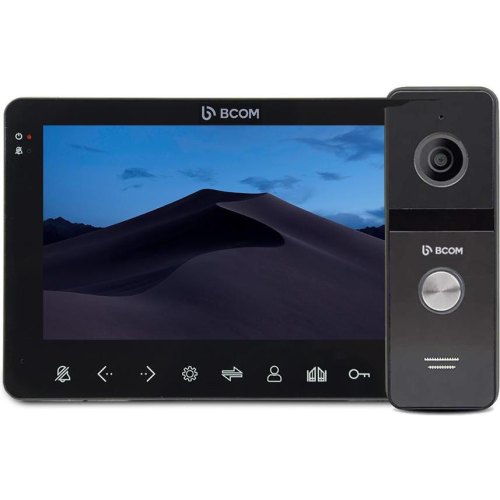 Комплект відеодомофона BCOM BD-780FHD Black Kit