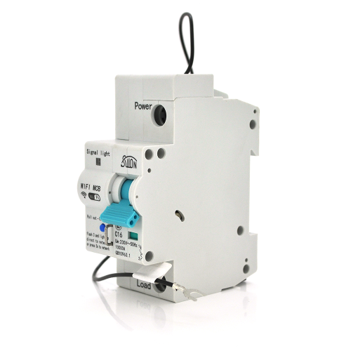 Автоматичний вимикач 1P / 220V / 16A із віддаленим керуванням через WiFi