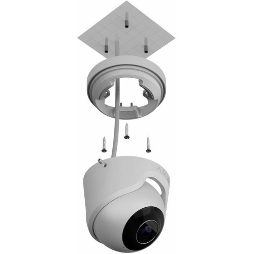 IP-камера відеоспостереження Ajax TurretCam 5 Mp/2.8 mm Black (000039305)