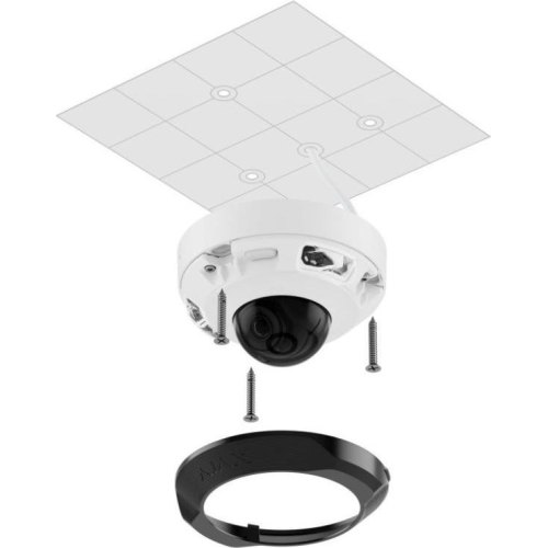 IP-камера відеоспостереження Ajax DomeCam Mini 5 Мп, 4 мм White (000039321)