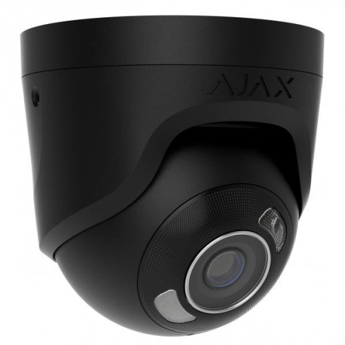 IP-камера відеоспостереження Ajax TurretCam HL 8MP 4mm Black (000059521)