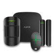 Комплект бездротової сигналізації Ajax StarterKit 2 black ( Hub 2 / MotionProtect / DoorProtect / SpaceControl )