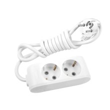 Подовжувач Panasonic X-tendia із заземленням 2 розетки, 5м (WLTB04252GR-UA)