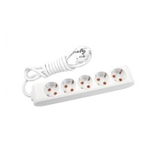 Подовжувач Panasonic X-tendia із заземленням 5 розеток, 5м (WLTB04552GR-UA)