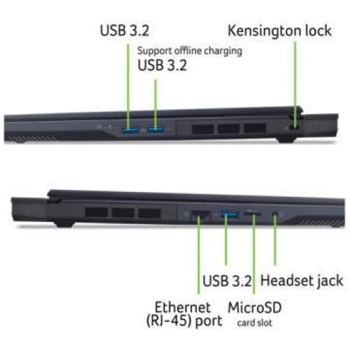 Ноутбук Acer Predator Helios Neo 16 AI PHN16-73-990B, 16/Intel Core Ultra 9 275HX/32GB/SSD 1TB/GeForce RTX 5060/DOS (NH.QVUEU.00C)