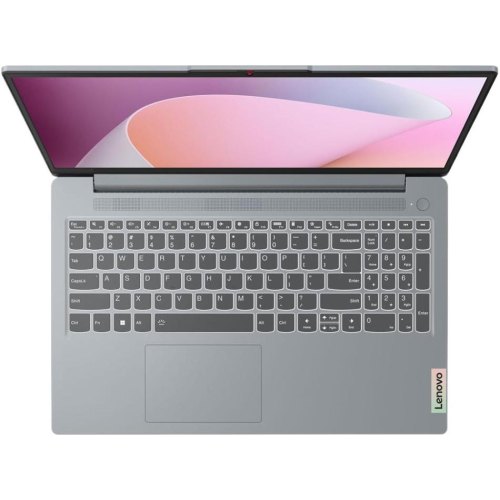 Ноутбук Lenovo IdeaPad Slim 3 15AMN8, 15.6/AMD Ryzen 5 7520U/16GB/SSD 512GB/AMD Radeon 610M Graphics/DOS/сірий (82XQ00LPRA)