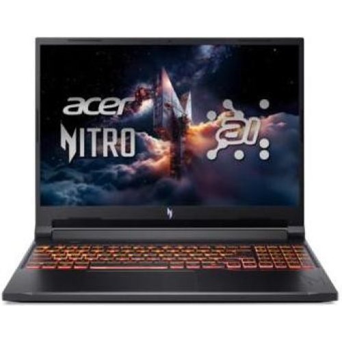 Ноутбук Acer Nitro V 16 ANV16-42, 16/AMD Ryzen 5 240/32GB/SSD 1TB/GeForce RTX 5060, 8GB/Linux/чорний (NH.U1GEU.004)
