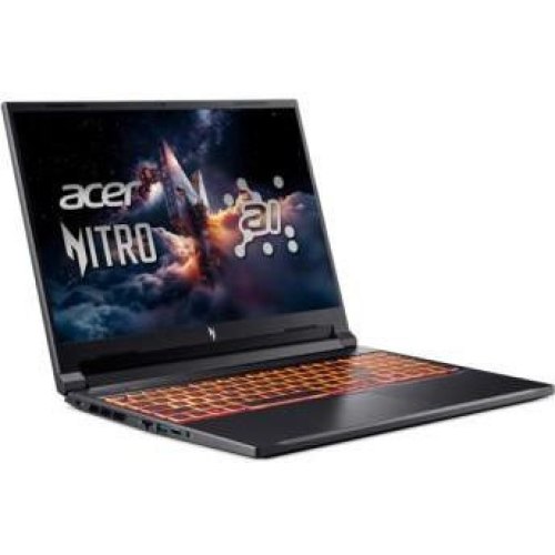 Ноутбук Acer Nitro V 16 ANV16-42, 16/AMD Ryzen 5 240/32GB/SSD 1TB/GeForce RTX 5060, 8GB/Linux/чорний (NH.U1GEU.004)