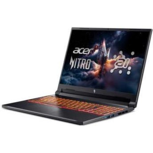 Ноутбук Acer Nitro V 16 ANV16-42, 16/AMD Ryzen 5 240/32GB/SSD 1TB/GeForce RTX 5060, 8GB/Linux/чорний (NH.U1GEU.004)