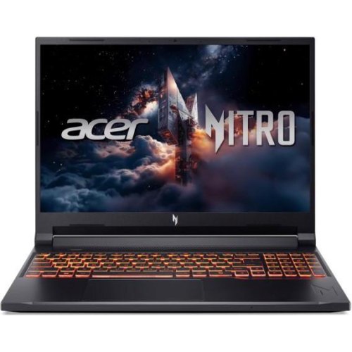 Ноутбук Acer Nitro V 16 ANV16-72-58YH, 16/Intel Core 5 210H/16GB/SSD 512GB/GeForce RTX 5060, 8GB/DOS/чорний (NH.QUSEU.003)