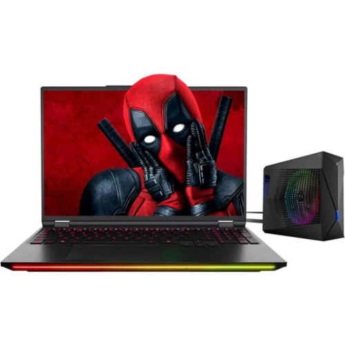 Ноутбук Dream Machines RT5090-16, 16/AMD Ryzen 9 9955HX3D/32GB/SSD 2TB/GeForce RTX 5090, 24GB/DOS/чорний (RT5090-16UA27)