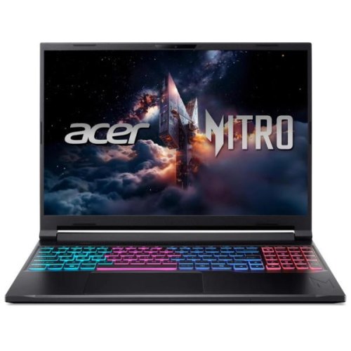Ноутбук Acer Nitro V 16S ANV16S-71, 16/Intel Core 5 210H/32GB/SSD 1TB/GeForce RTX 5050, 8GB/Linux/чорний (NH.U27EU.003)