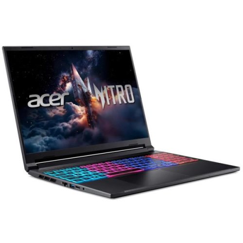 Ноутбук Acer Nitro V 16S ANV16S-71, 16/Intel Core 5 210H/32GB/SSD 1TB/GeForce RTX 5050, 8GB/Linux/чорний (NH.U27EU.003)