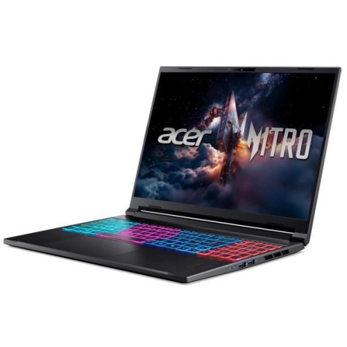 Ноутбук Acer Nitro V 16S ANV16S-71, 16/Intel Core 5 210H/32GB/SSD 1TB/GeForce RTX 5050, 8GB/Linux/чорний (NH.U27EU.003)