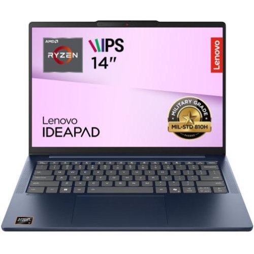 Ноутбук Lenovo IdeaPad Slim 5 14ARP10, 14/AMD Ryzen 7 7735HS/16GB/SSD 512GB/AMD Radeon 680M Graphics/DOS/блакитний (83HT003FRA)