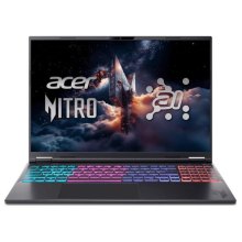 Ноутбук Acer Nitro 16S AI AN16S-61-R7HR, 16/AMD Ryzen AI 9 365/32GB/SSD 1TB/GeForce RTX 5060, 8GB/DOS/чорний (NH.QXUEU.002)