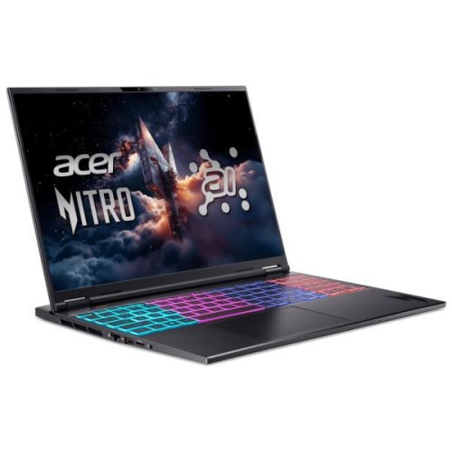 Ноутбук Acer Nitro 16S AI AN16S-61-R7HR, 16/AMD Ryzen AI 9 365/32GB/SSD 1TB/GeForce RTX 5060, 8GB/DOS/чорний (NH.QXUEU.002)
