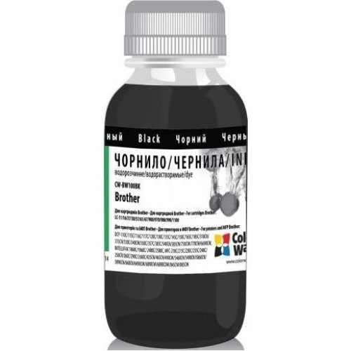 Чорнило ColorWay Brother Universal Black (BW100BK01) 100
