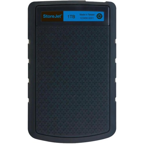 Зовнішній жорсткий диск 2TB Transcend StoreJet 25H3P (TS2TSJ25H3B) 2.5 USB3.0 Black-Blue