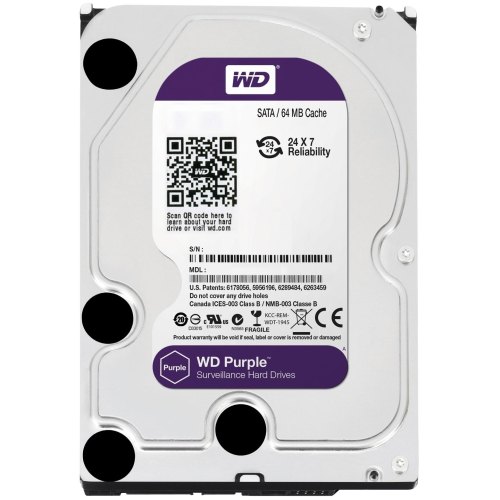 Жорсткий диск 3.5 Western Digital Purple 3TB (WD30PURX)