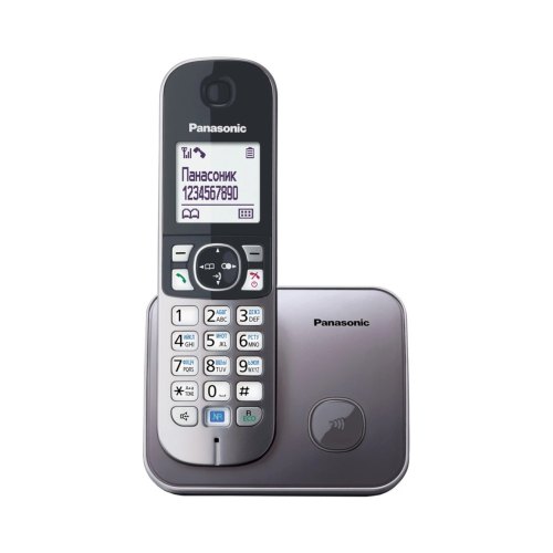 Радиотелефон DECT Panasonic KX-TG6811UAM, Metallic