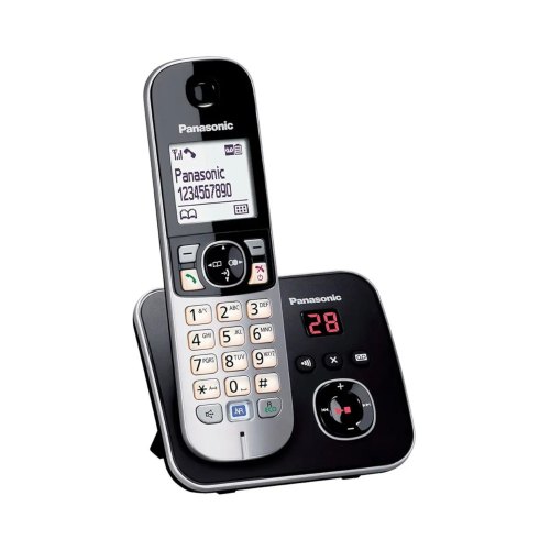 Радиотелефон DECT Panasonic KX-TG6821UAB Black