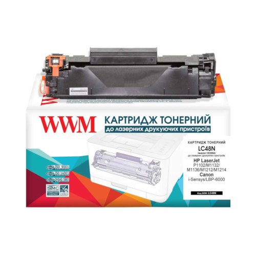 Картридж HP LJ P1102/Canon 725 (100% Brand New WWM)