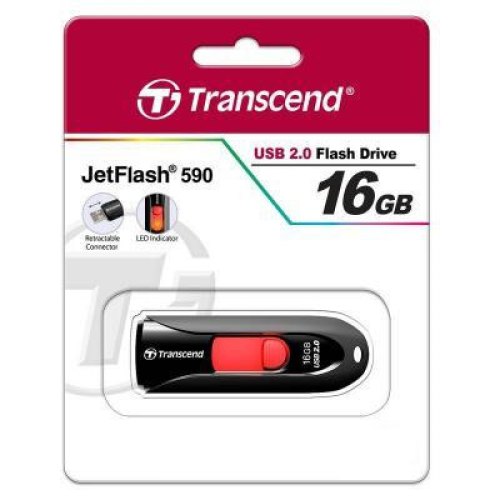 USB флеш 16GB Transcend JetFlash 590 (TS16GJF590K)
