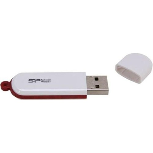 USB флеш 64Gb Silicon Power LUX mini 320 White (SP064GBUF2320V1W)