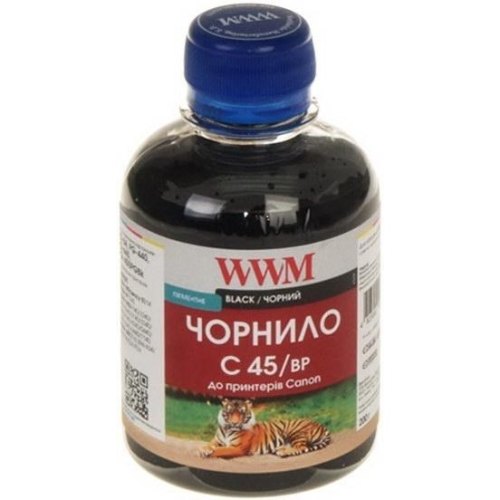Чорнило WWM для Canon PG-440/PG-445/PGI-450Bk  Black пігментне (C45/BP)  200г