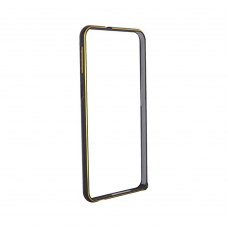 Бампер для телефону iPhone 6 Metal bumper with Golden line Gold