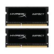 Модуль пам'яті DDR3L Kingston 8GB 1600MHz CL9 SODIMM (Kit of 2) 1.35V HyperX Impact Black