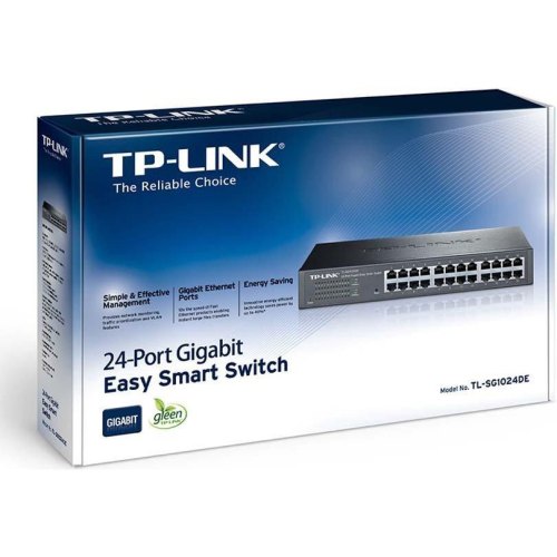 Комутатор TP-LINK TL-SG1024DE 24xGE EasySmart 13 1U