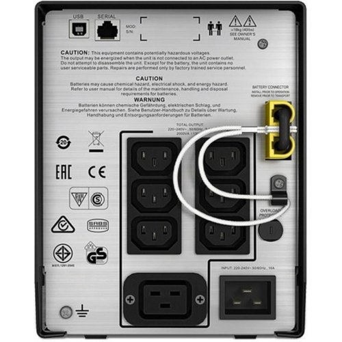 ДБЖ, APC Smart-UPS C 2000VA/1600W, LCD, USB, 6xC13, 1xC19