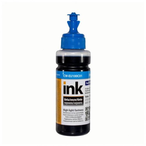 Чорнила ColorWay Epson L-100/200 series 100мл Cyan EW101C