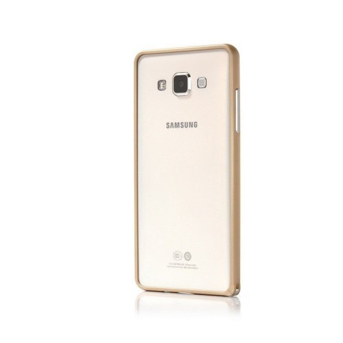 Бампер Samsung A300 Galaxy A3 metall Gold