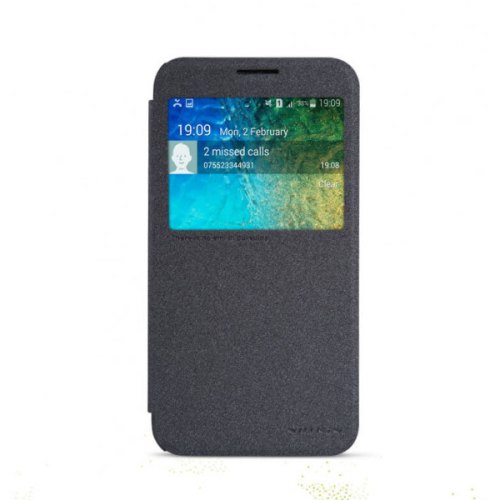 Чохол книжка Nillkin Sparkle Series для Samsung E500 Galaxy E5 Black