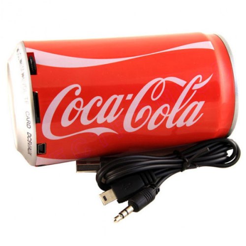 Колонка портативная Банка Coca-Cola