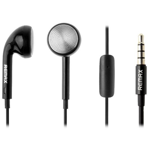 Навушники з мікрофоном (гарнітура), Remax RM-303, Black
