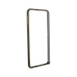 Бампер для телефону iPhone 6 Plus Metal bumper with Golden line Black