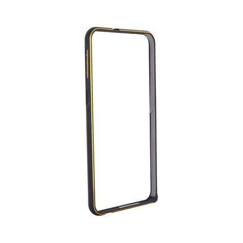 Бампер для телефону iPhone 6 Plus Metal bumper with Golden line Black