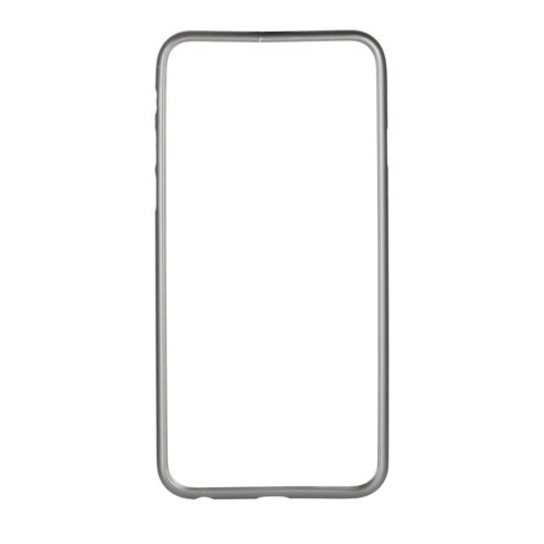 Бампер для телефону iPhone 6 Plus Metal bumper with Golden line Silver