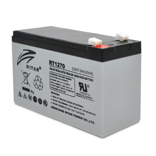 Батарея до ПБЖ, 12В, 7Ач, AGM RITAR, 151х65х100 мм (RT1270)
