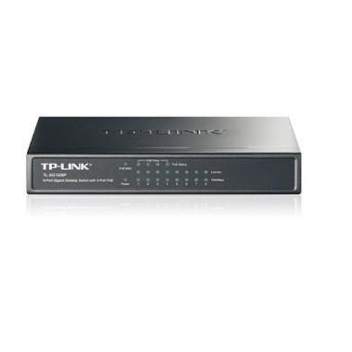 Комутатор TP-LINK TL-SG1008P 8xGE/PoE 65.2W некерований