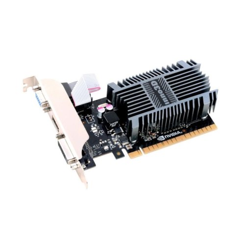 Відеокарта Inno3D GeForce GT710 1024Mb (N710-1SDV-D3BX) DDR3, 64 Bit, 954 MHz, 1600 MHz, DVI, HDMI, VGA (D-Sub), радіатор